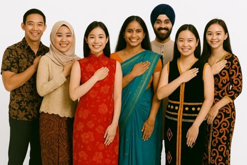The Sayangi Malaysia Gesture